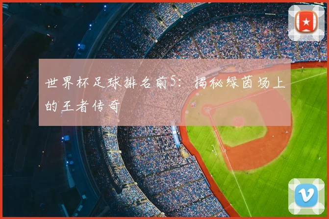 世界杯足球排名前5：揭秘绿茵场上的王者传奇