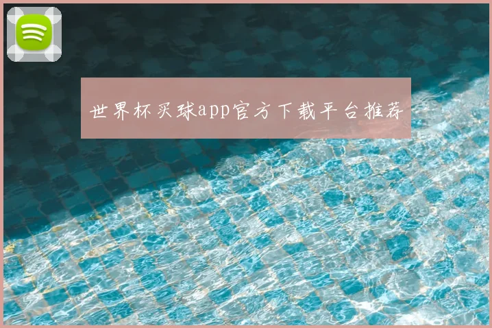 世界杯买球app官方下载平台推荐